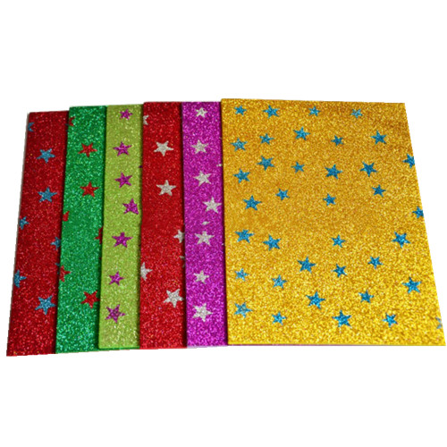 Glitter Printed Eva Foam Sheets